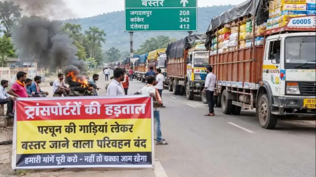 Bastar Transport Strike: बस्तर परिवहन संघ से विवाद गहराया, 21 सितंबर से 300 ट्रांसपोर्टरों का महाबंद